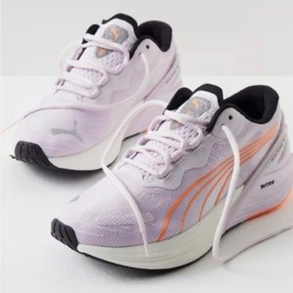 Puma Women's Lavender and Peach Running Shoes
